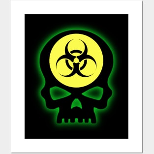 Biohazard Skull Posters and Art